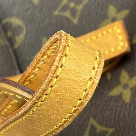 LOUIS VUITTON Jeune Fille MM Shoulder Bag Monogram Leather Brown - Picture 10 of 16